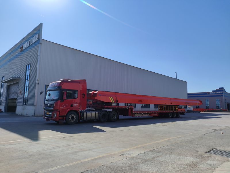 電動(dòng)單梁起重機(jī)  2臺(tái) LD3t—26.85m 制作完成，發(fā)往江蘇交付客戶使用